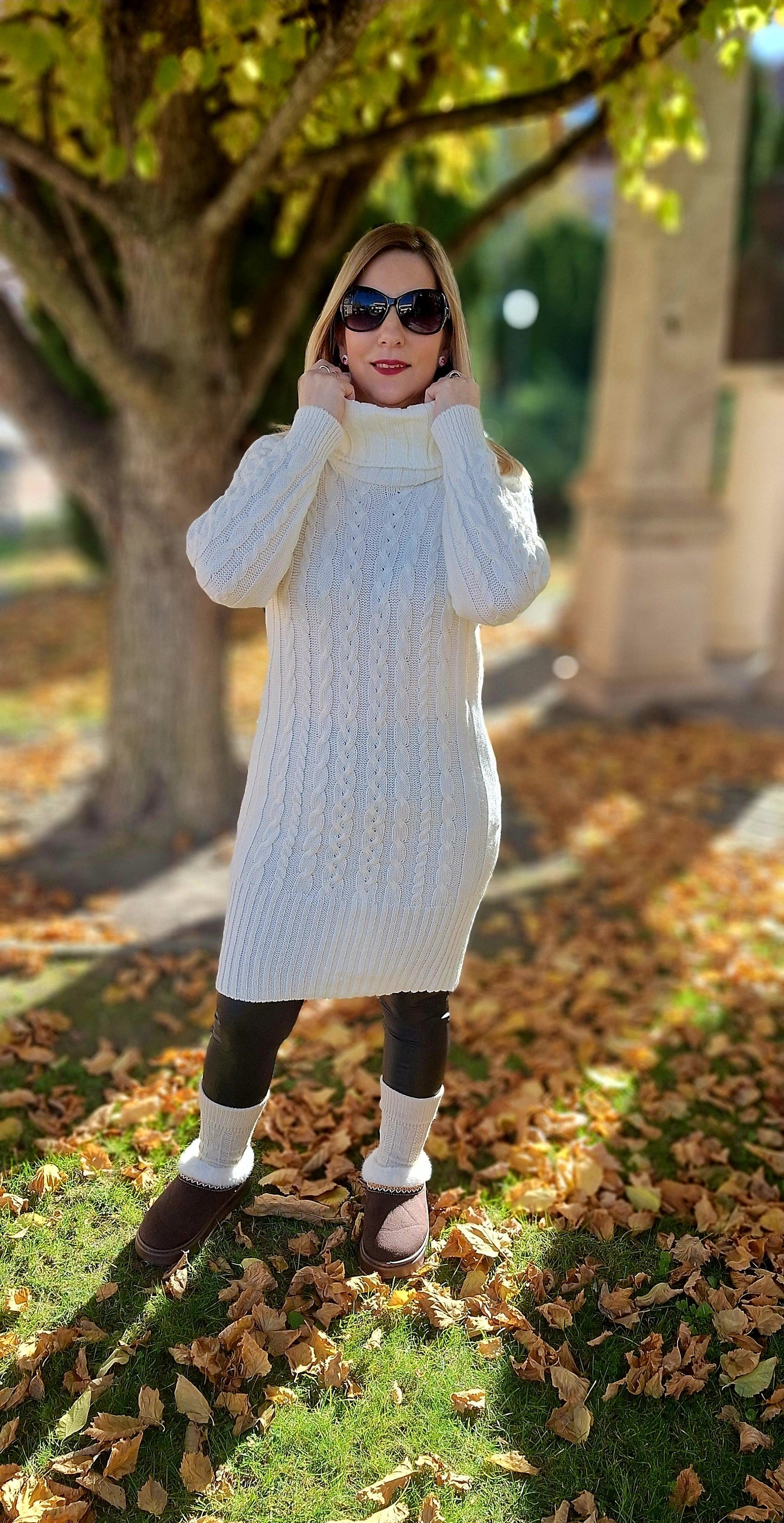 Kötött garbós tunika