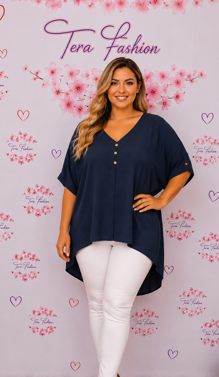 BELLA Plus size felső