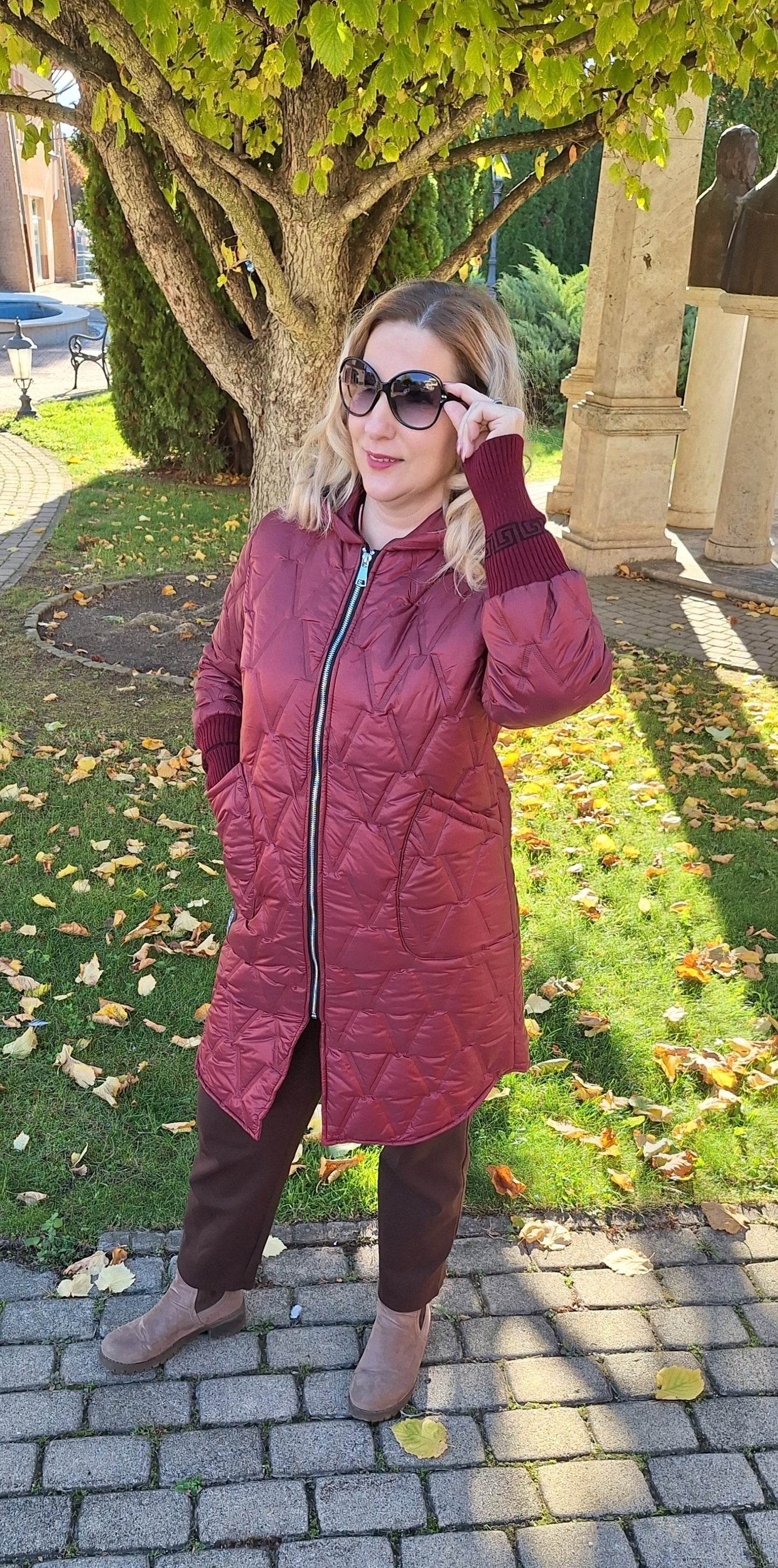 Passzés ujjú kabát