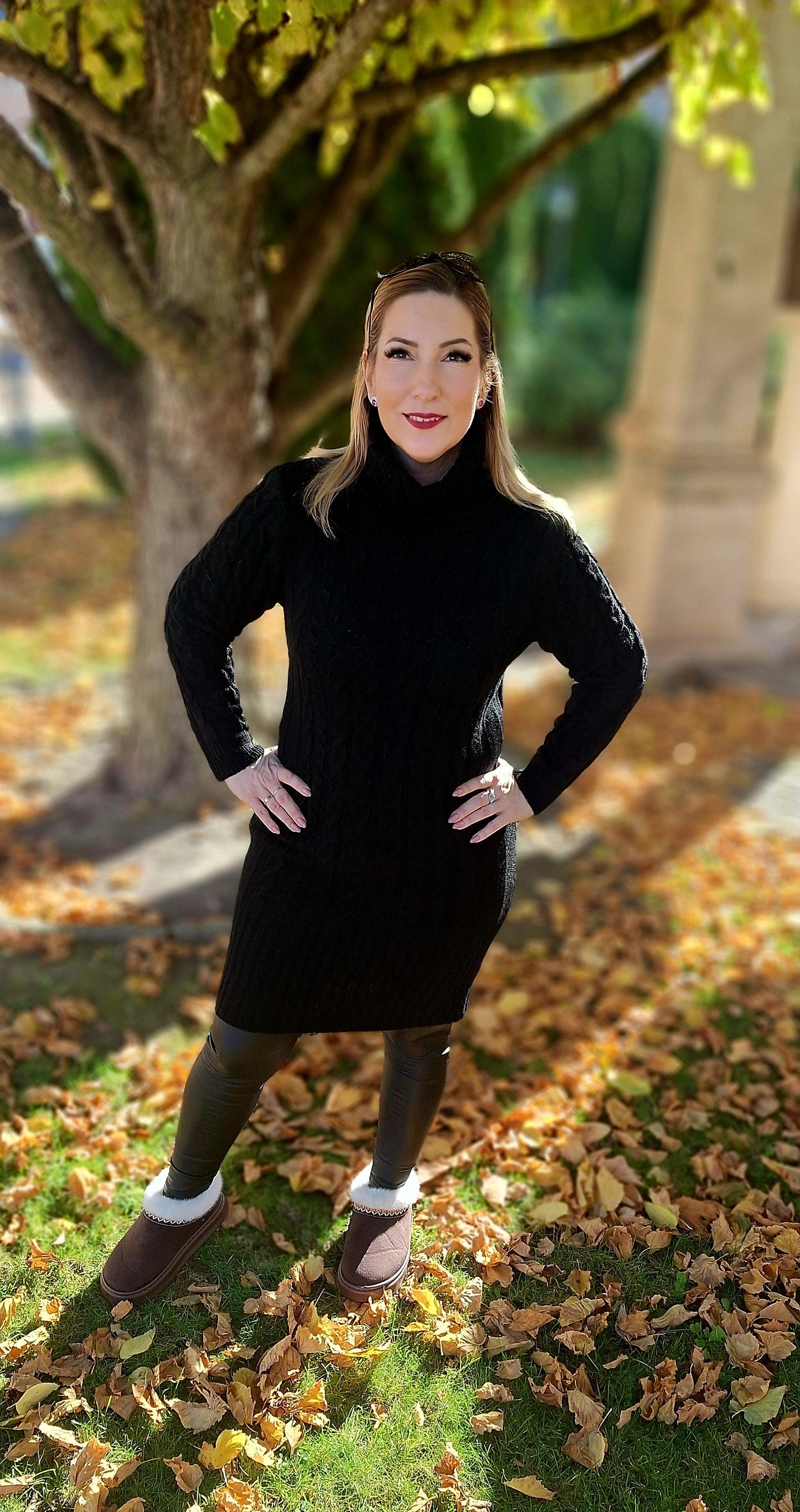 Kötött garbós tunika