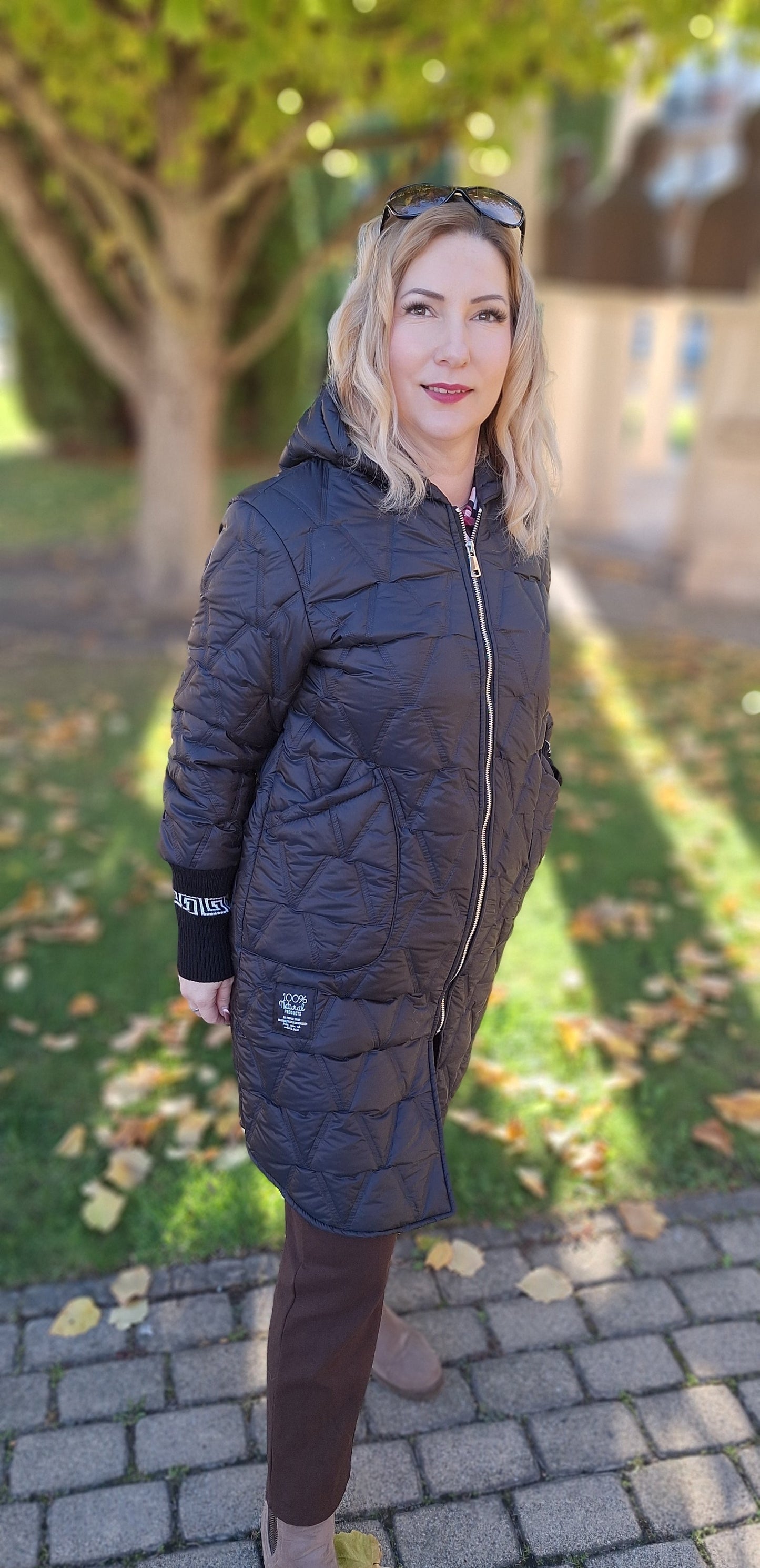 Passzés ujjú kabát