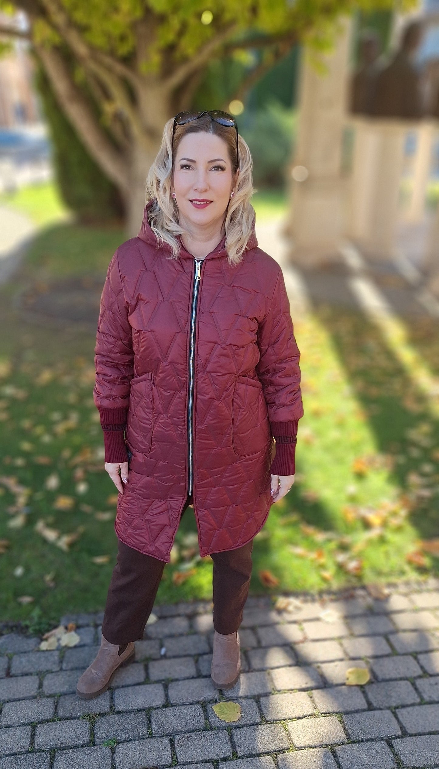 Passzés ujjú kabát