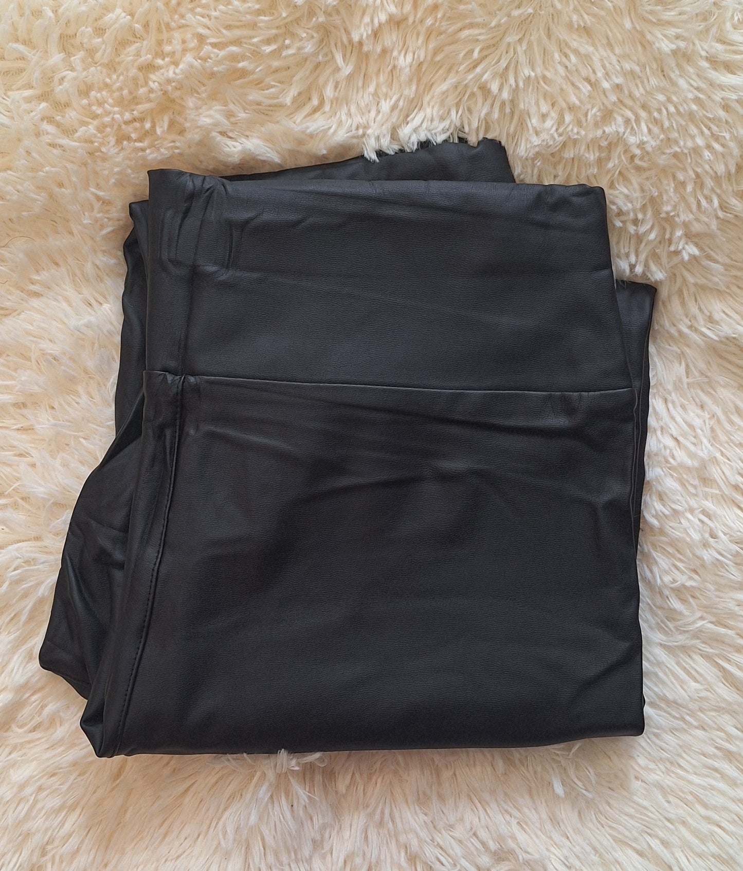 Bőrhatású leggings, enyhén bélelt! (2Xl-5XL)