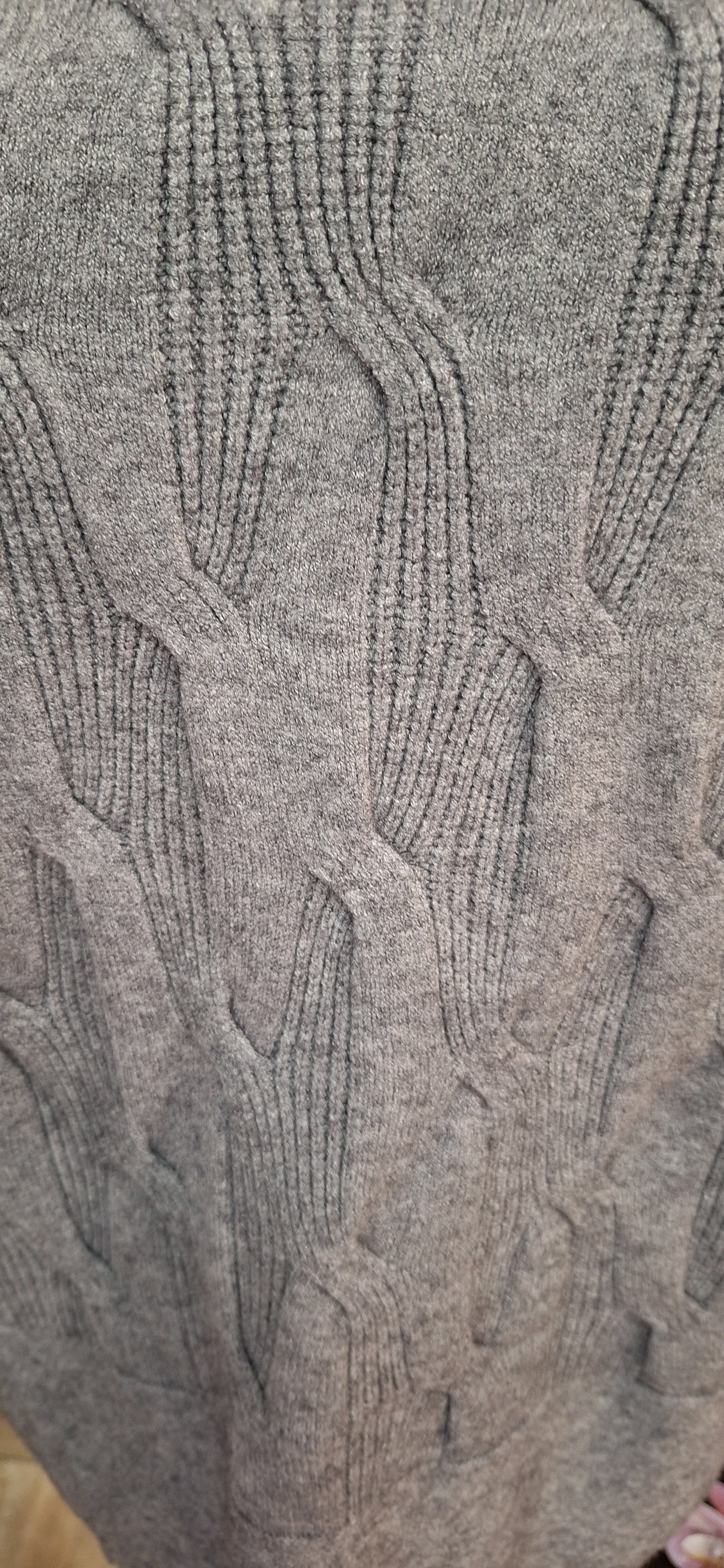 Kötött garbós pulóver S-Xl