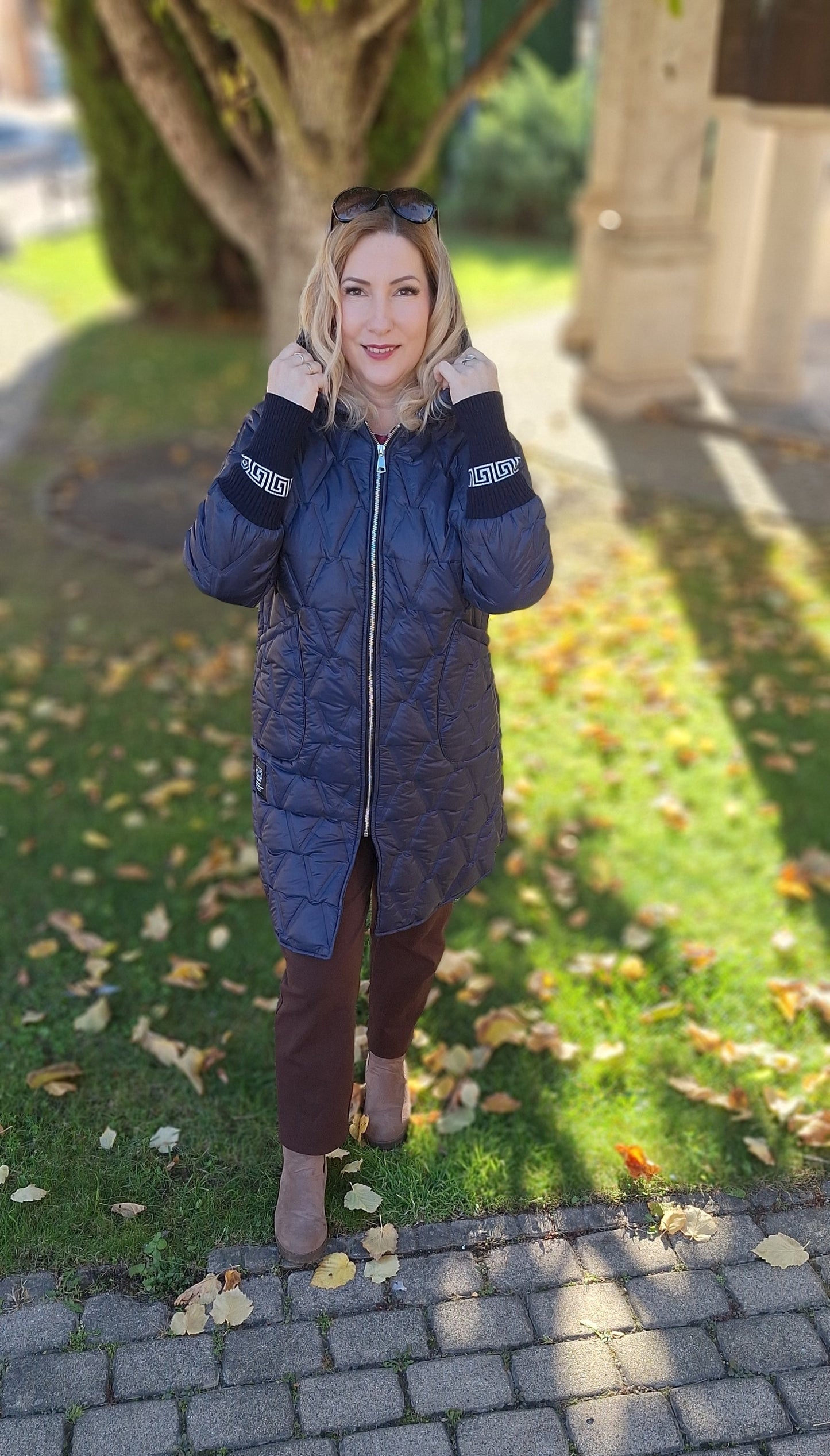 Passzés ujjú kabát