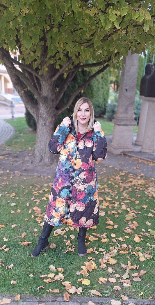 Prémium, mintás kabát