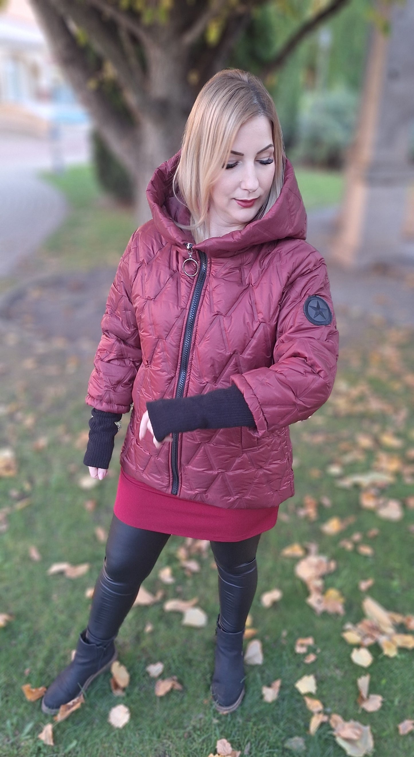 Rövid,passzés ujjú dzseki