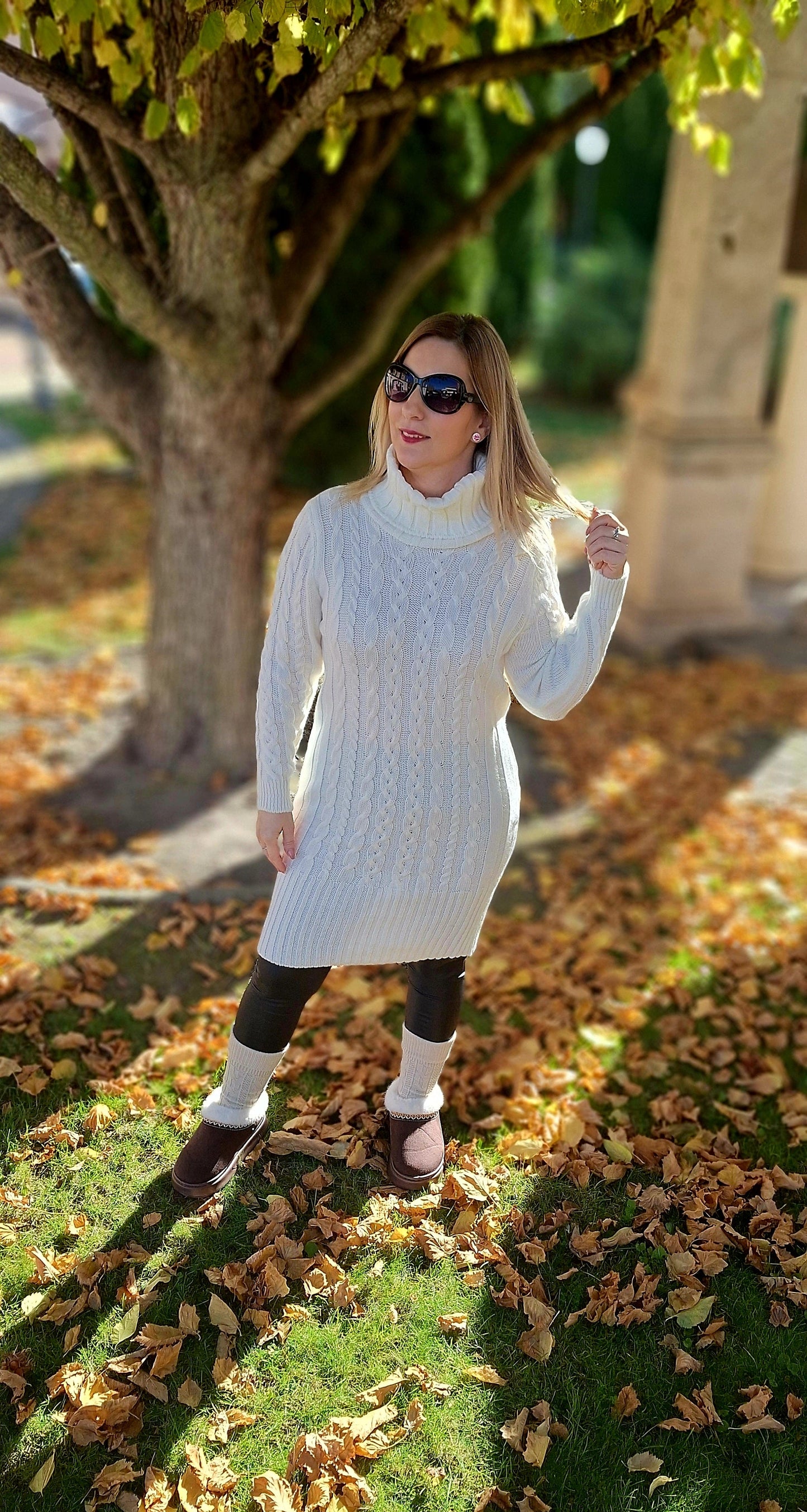 Kötött garbós tunika