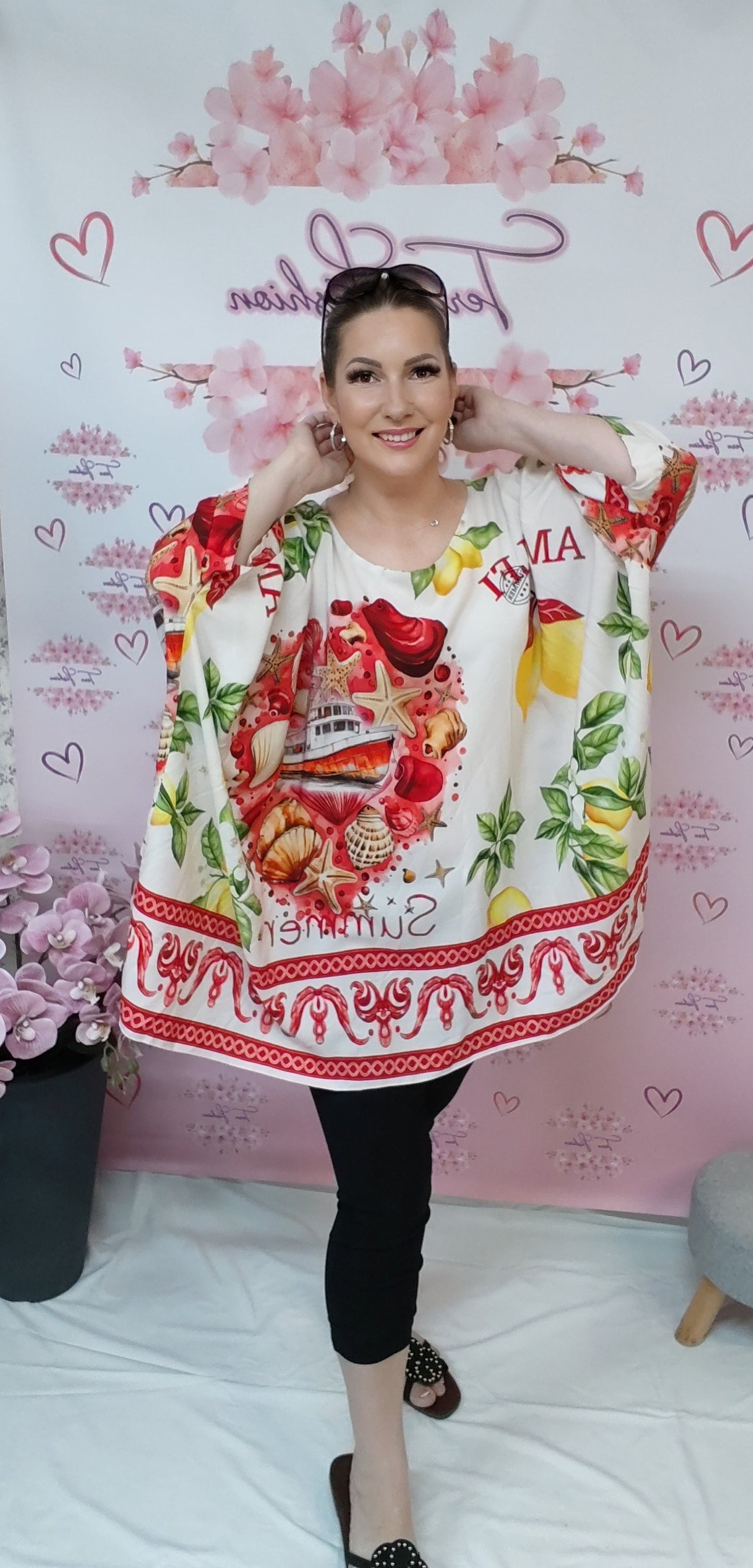 SCARLET BLOOM bőszabású felső (S-XXL)