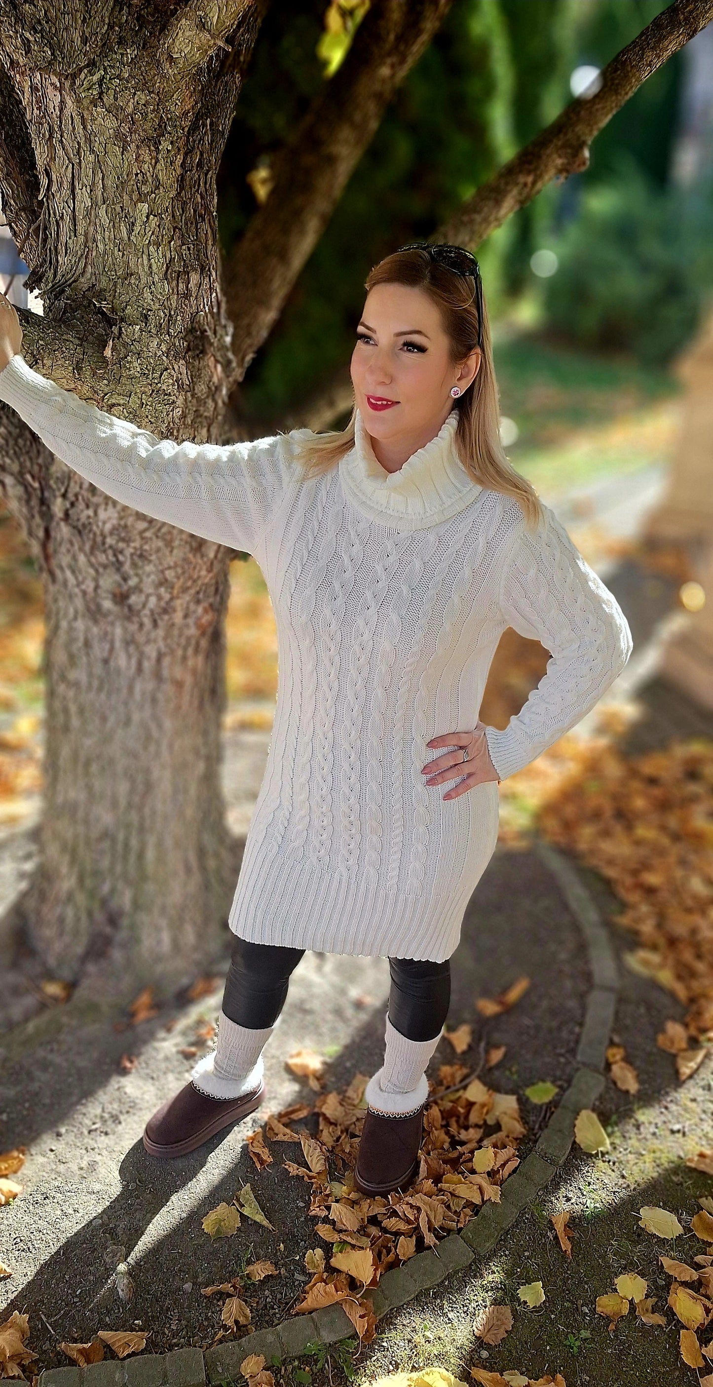 Kötött garbós tunika