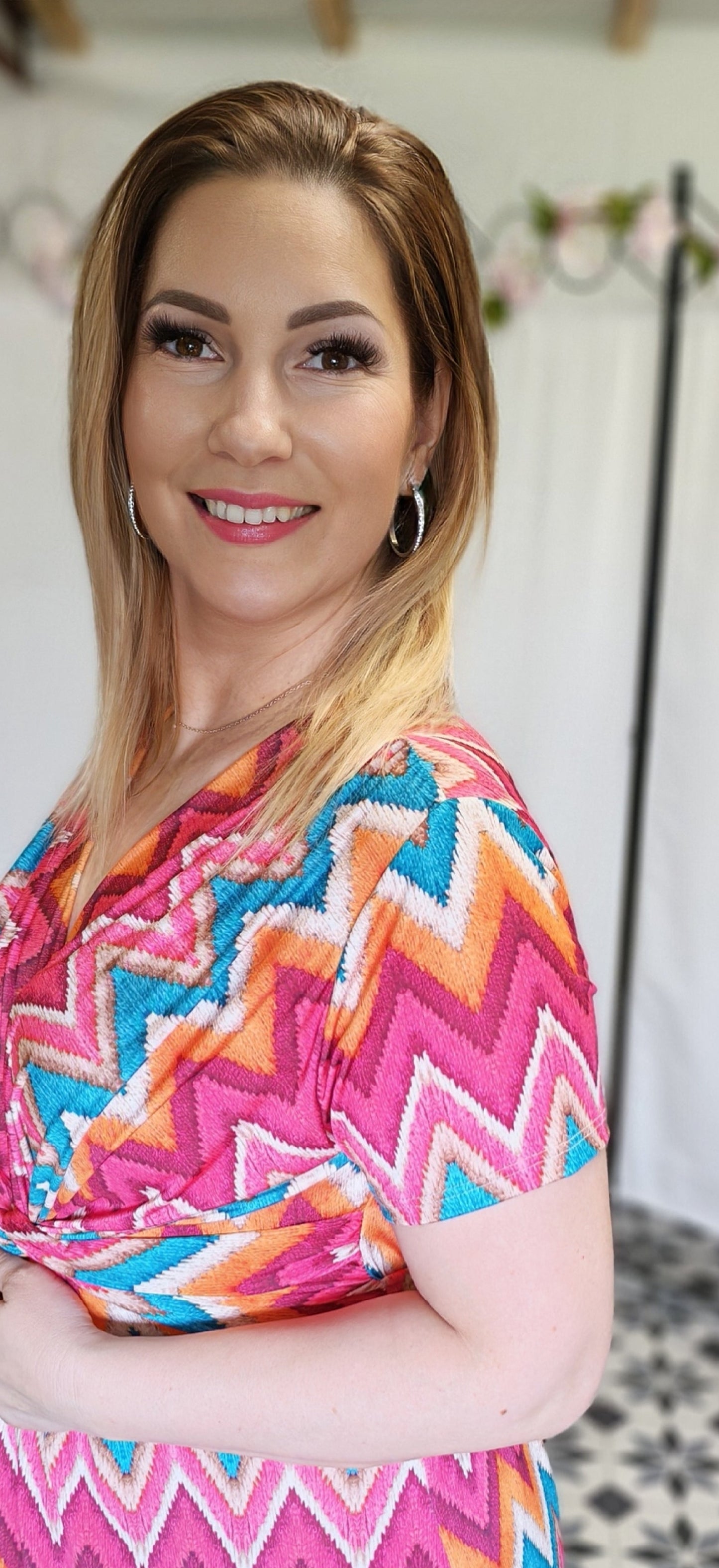 BOHO ZigZag Maxi ruha