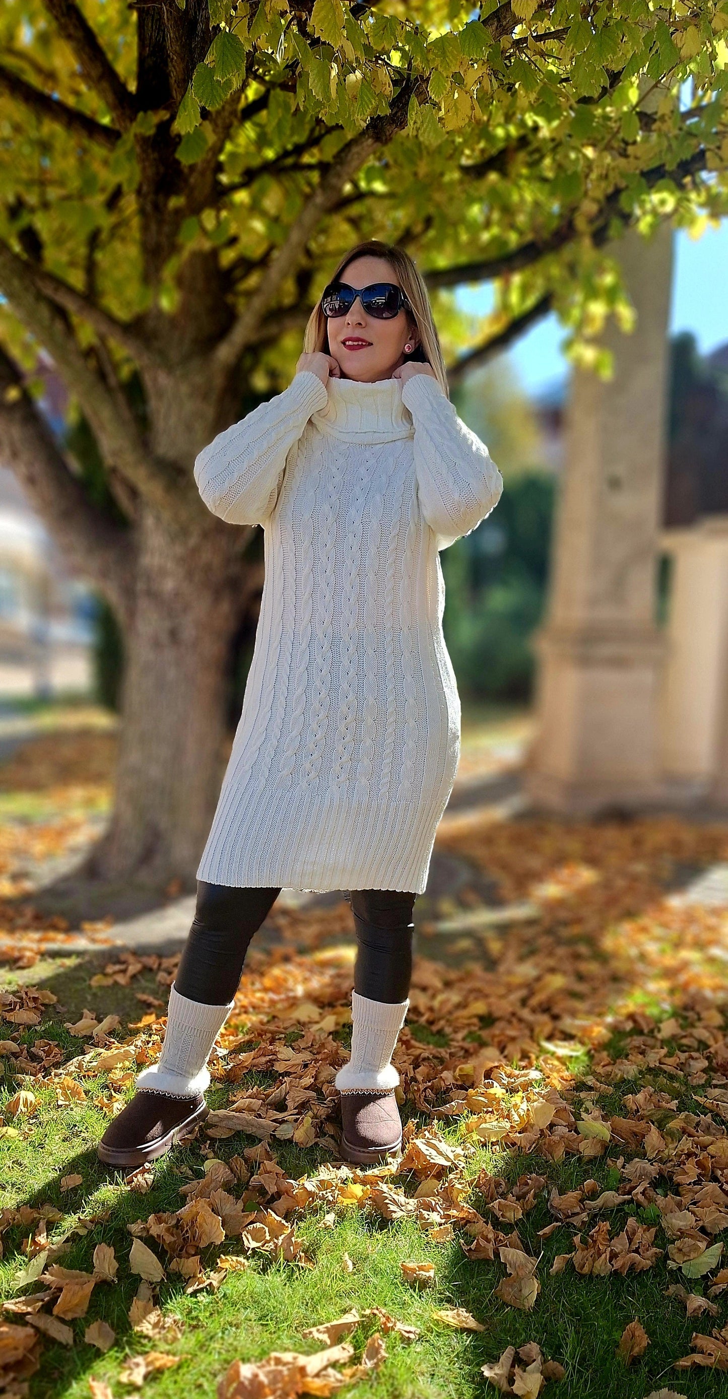 Kötött garbós tunika