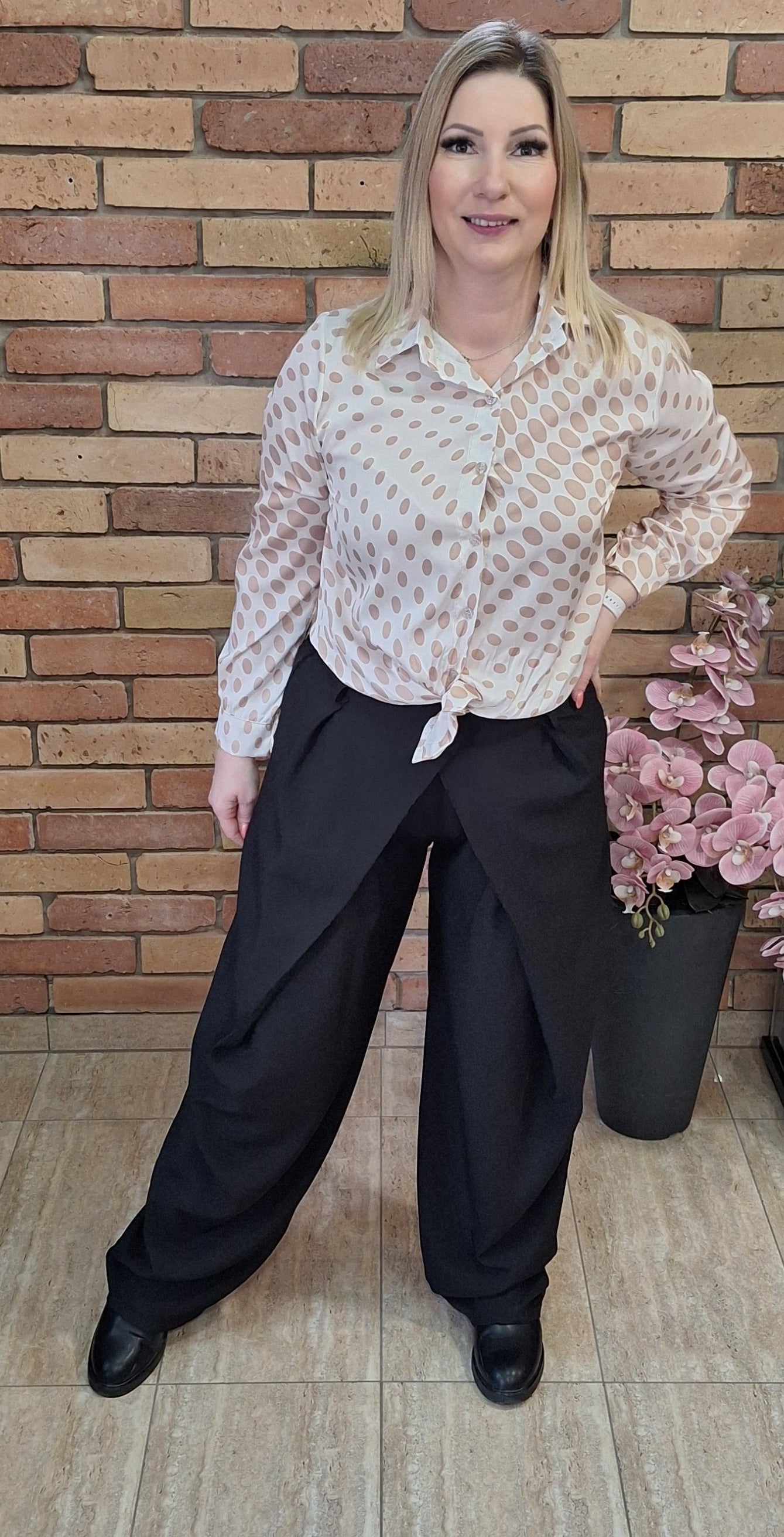 Átlapolt tavaszi nadrág