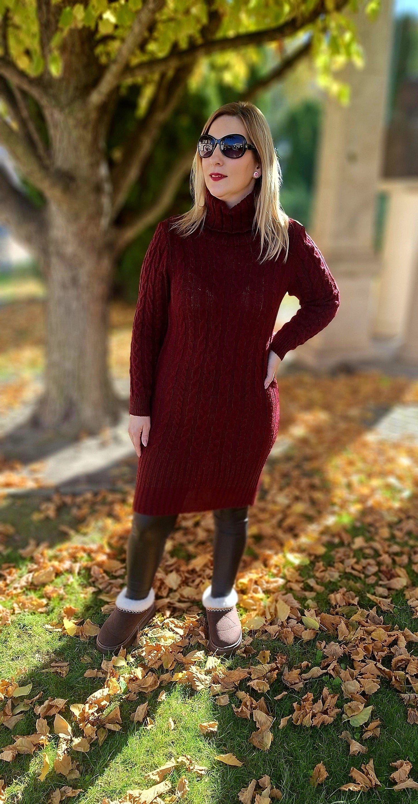 Kötött garbós tunika