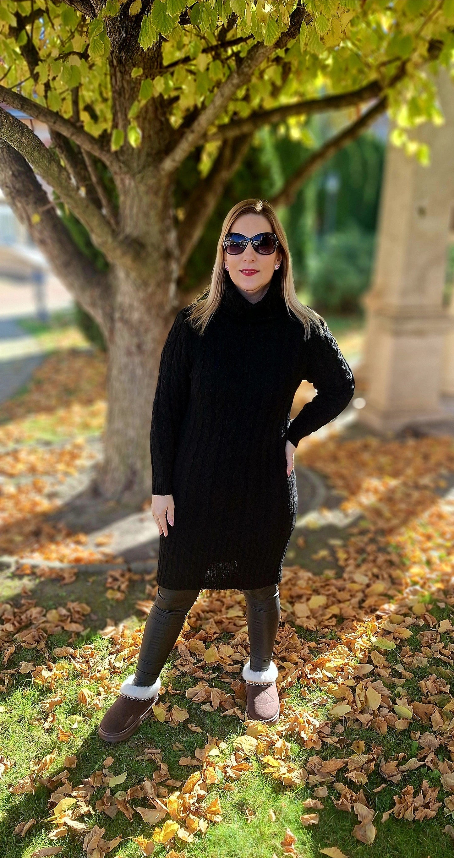 Kötött garbós tunika