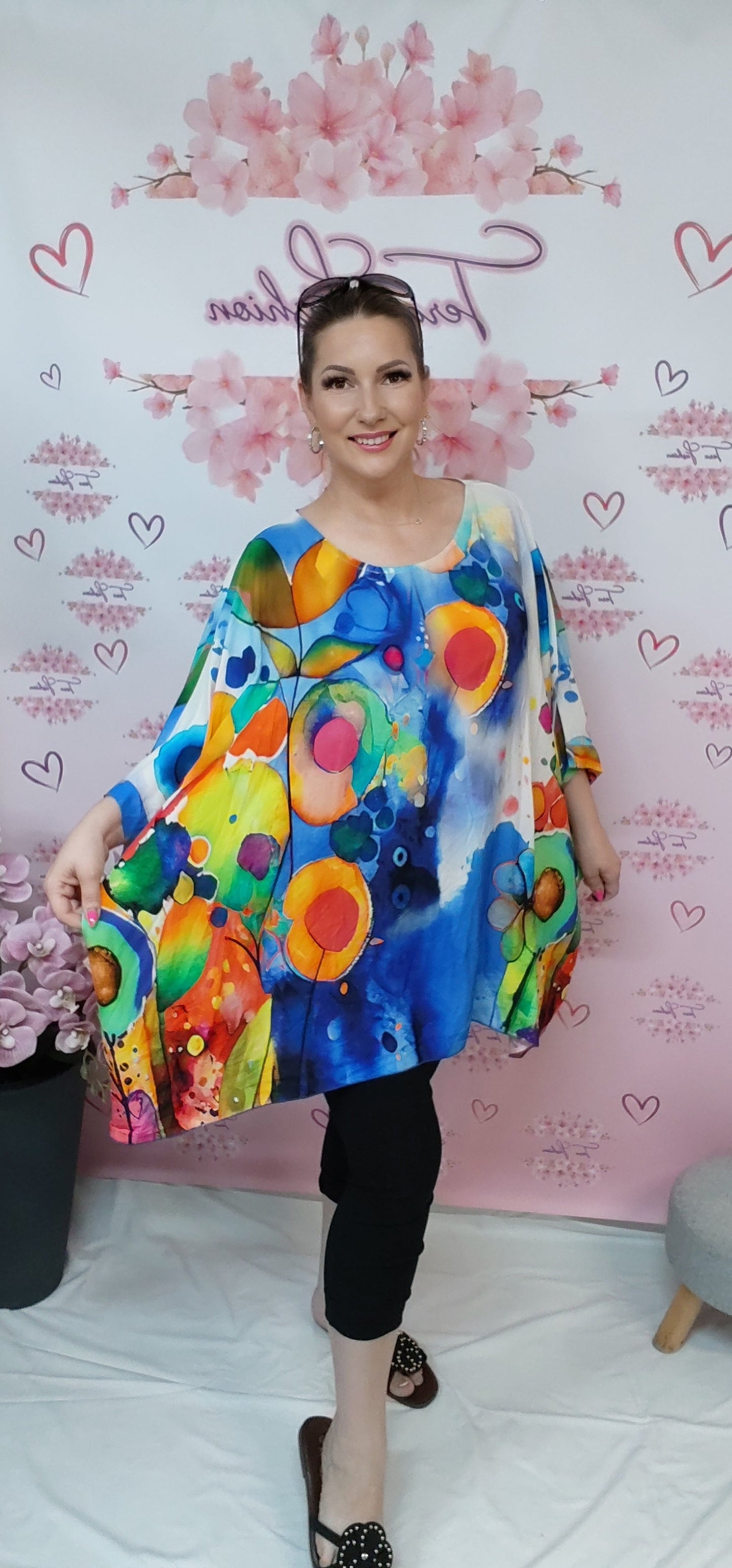 SCARLET BLOOM bőszabású felső (S-XXL)