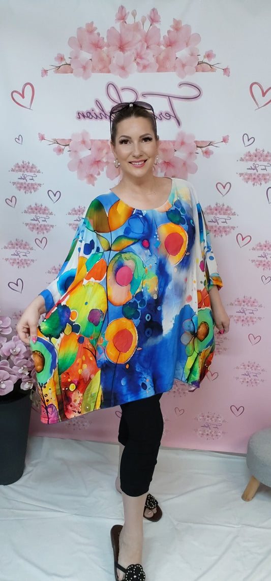 SCARLET BLOOM bőszabású felső (S-XXL)