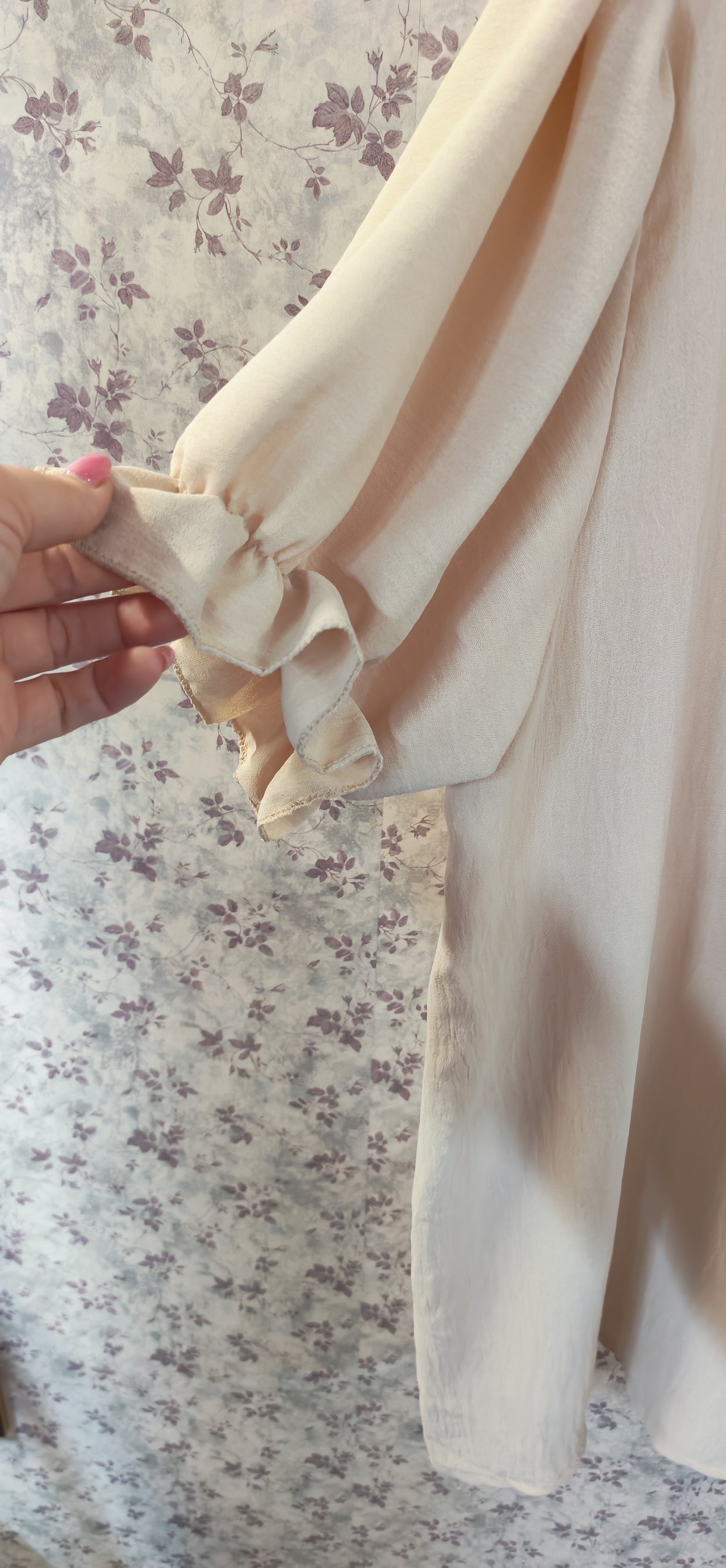 CAMILLA Fodros ujjú blúz (L-XL-XXL)