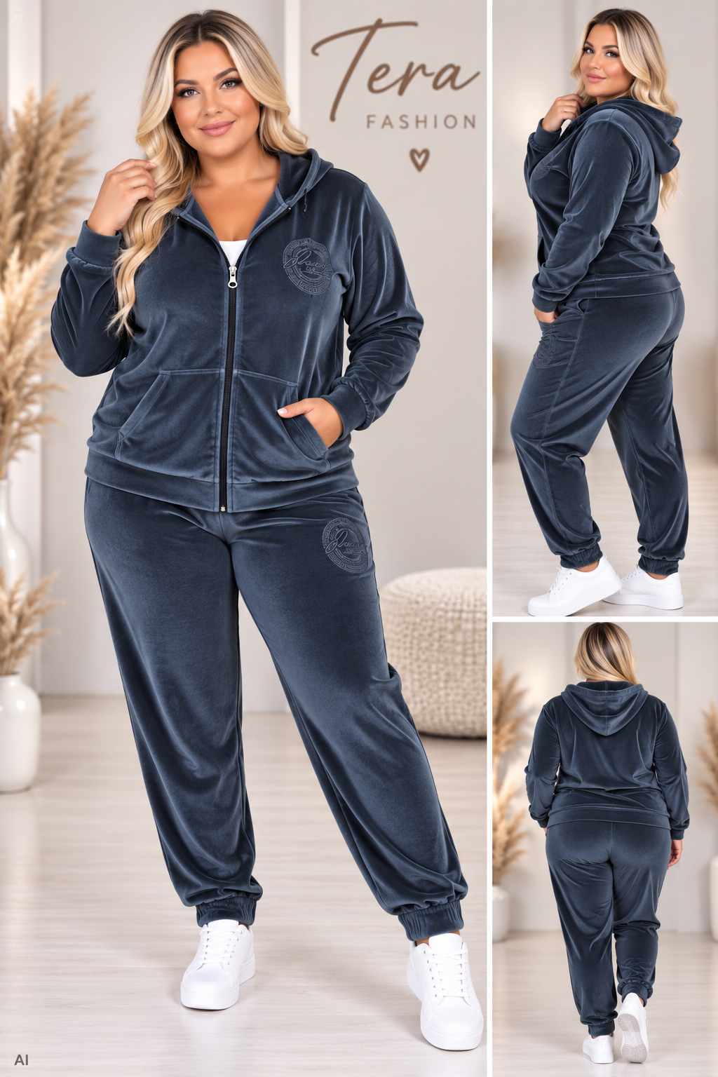 VELVETTA Plüss Plus Size melegítő (3xl/4xl-5xl/6xl)