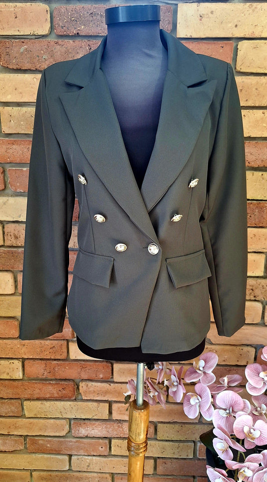 Arany gombos blézer (méretes)