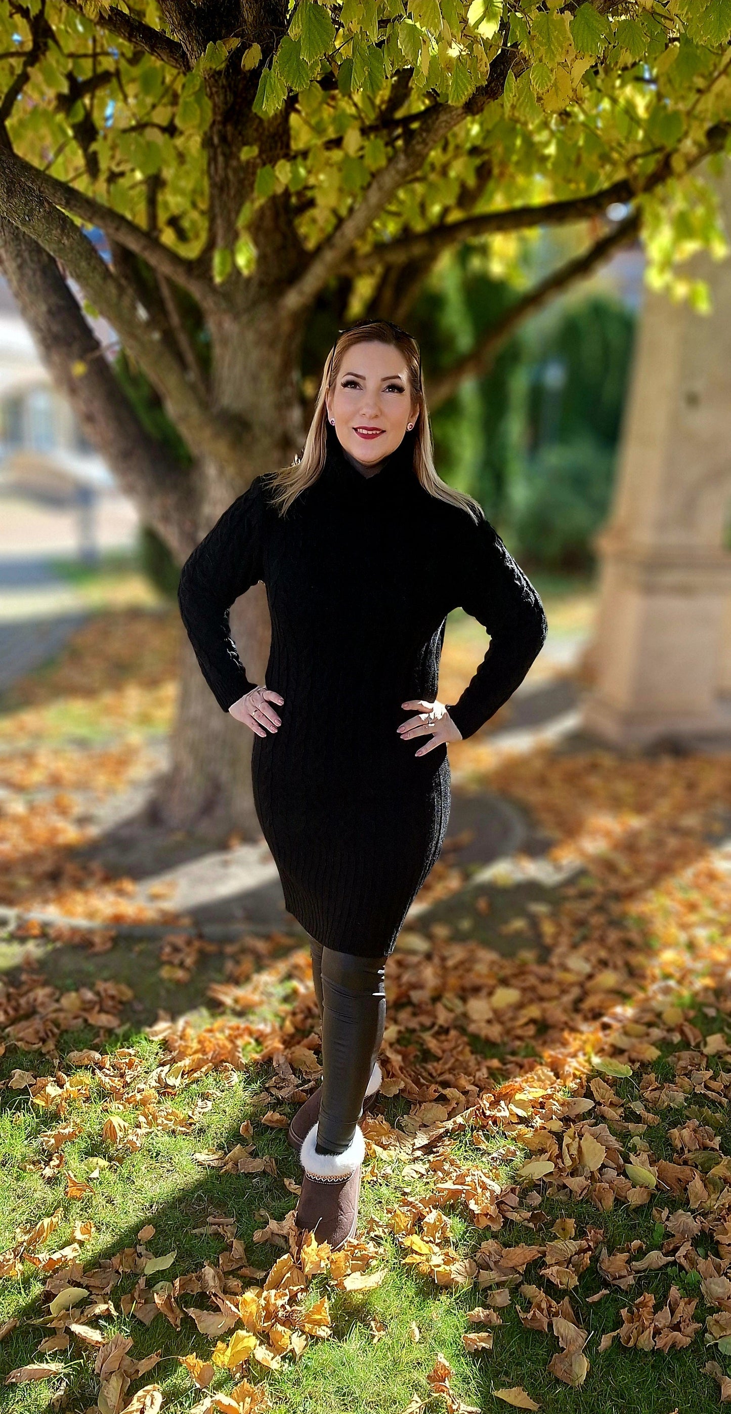 Kötött garbós tunika