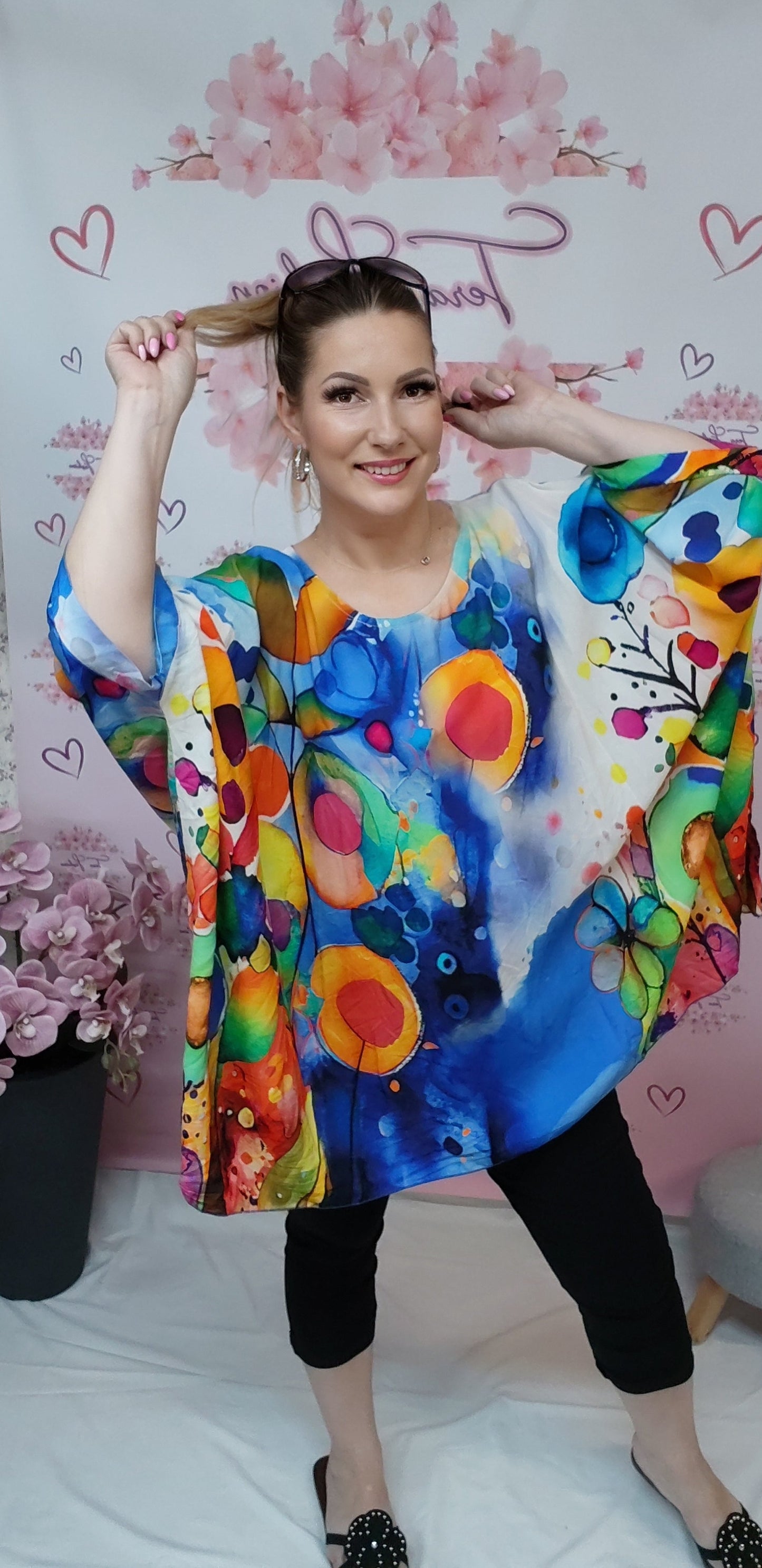 SCARLET BLOOM bőszabású felső (S-XXL)
