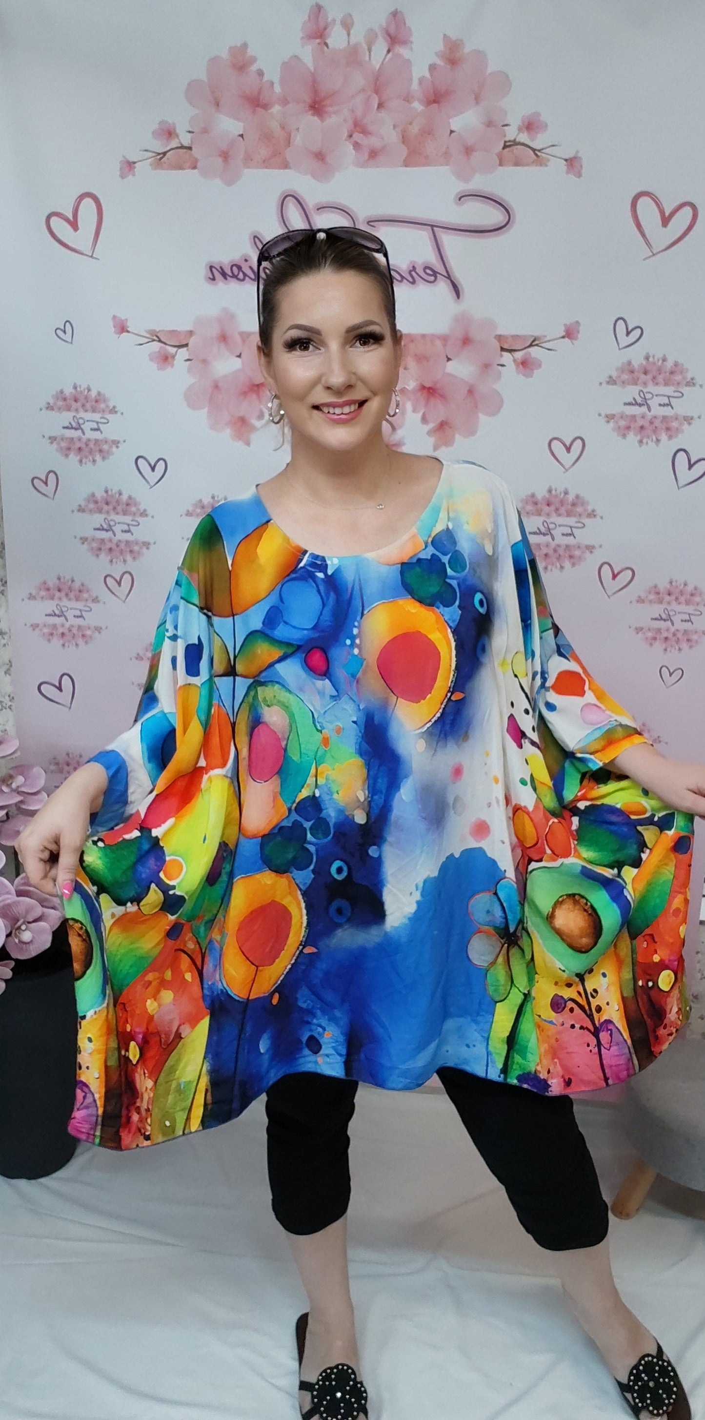 SCARLET BLOOM bőszabású felső (S-XXL)