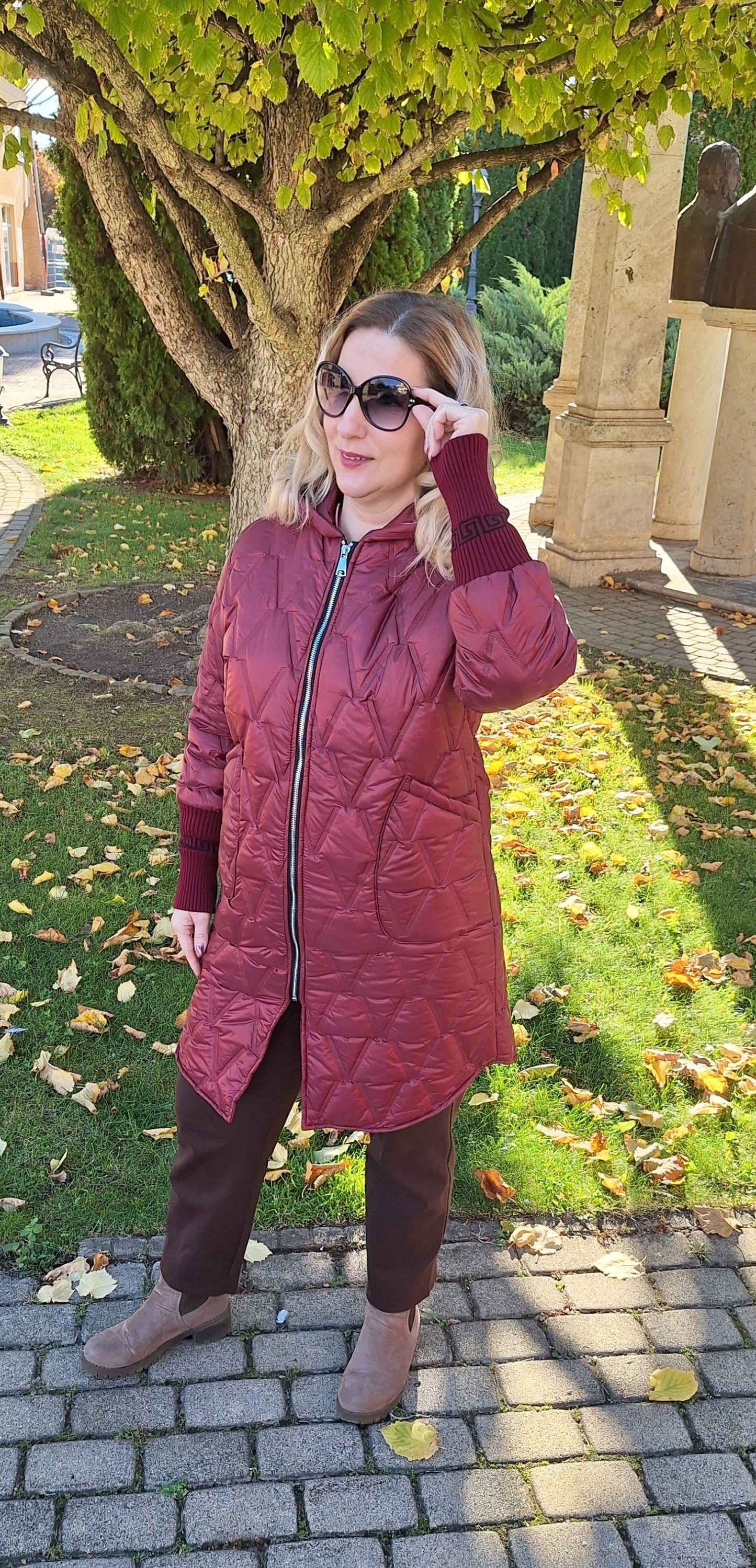 Passzés ujjú kabát