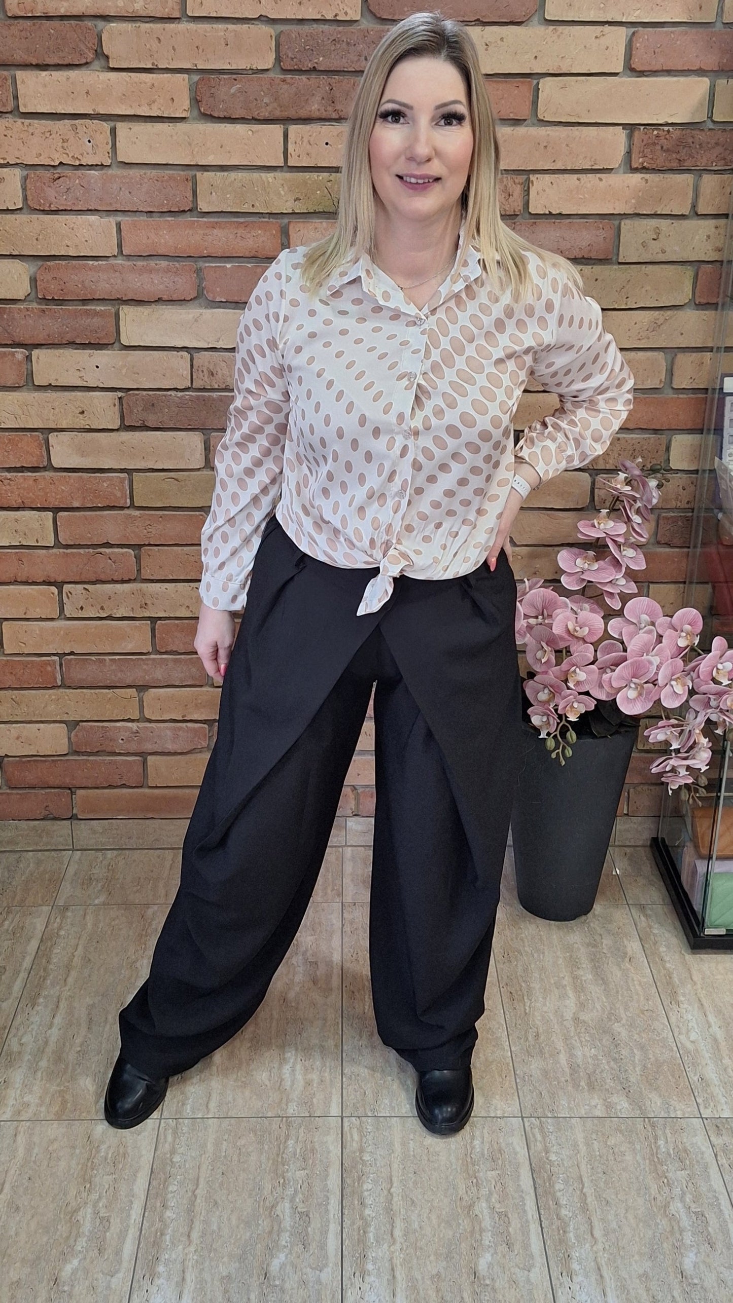 Átlapolt tavaszi nadrág