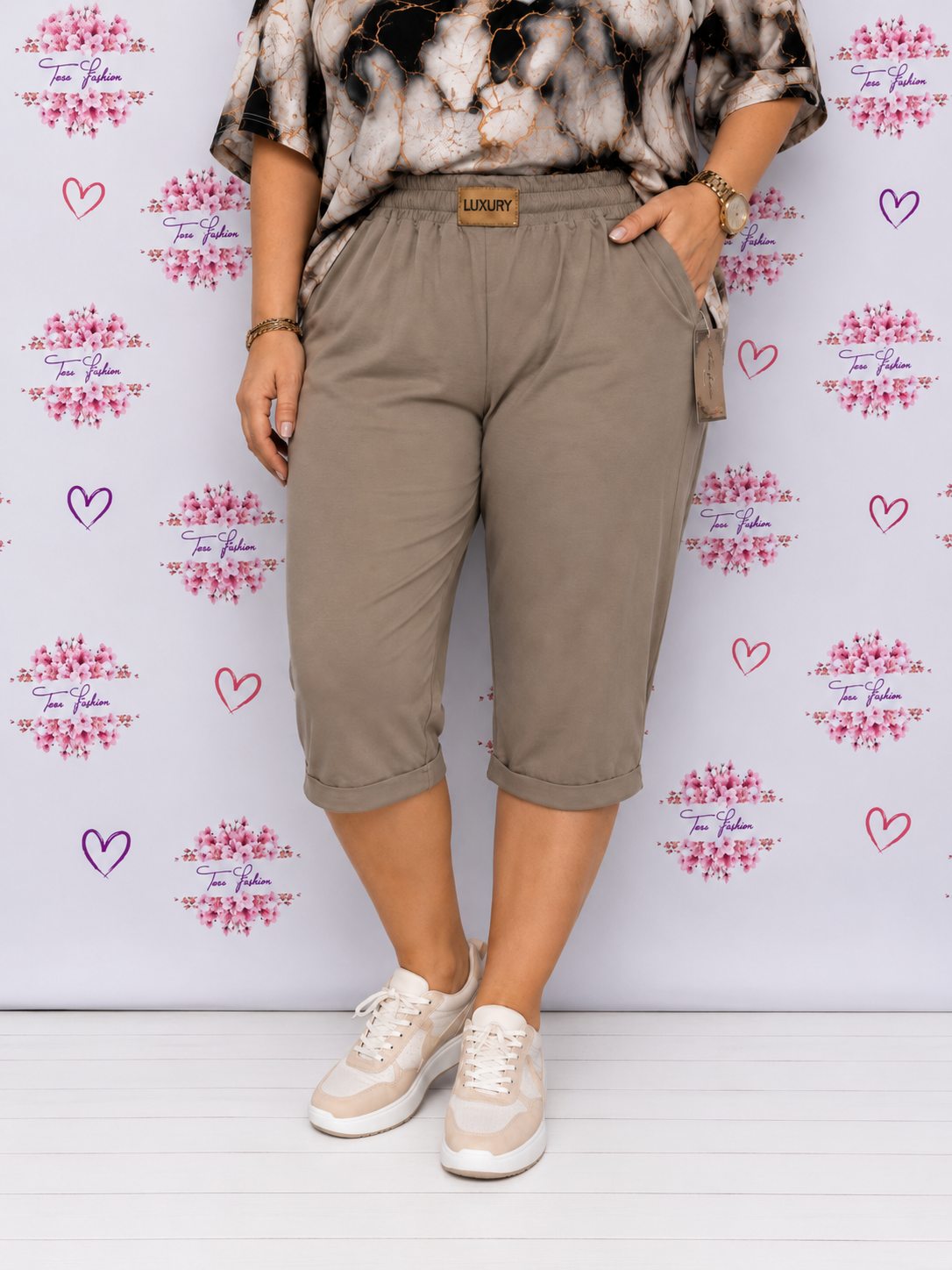 ZARA Rugalmas térd nadrág (L-XL-XXL)
