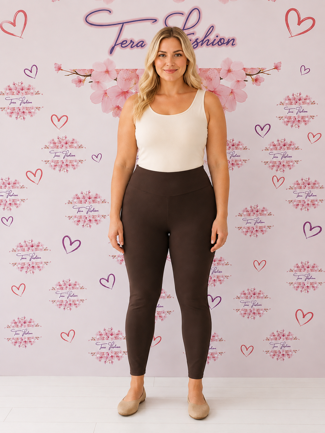 LOREN Magasított derekú leggings 3XL/4XL 5XL/6XL