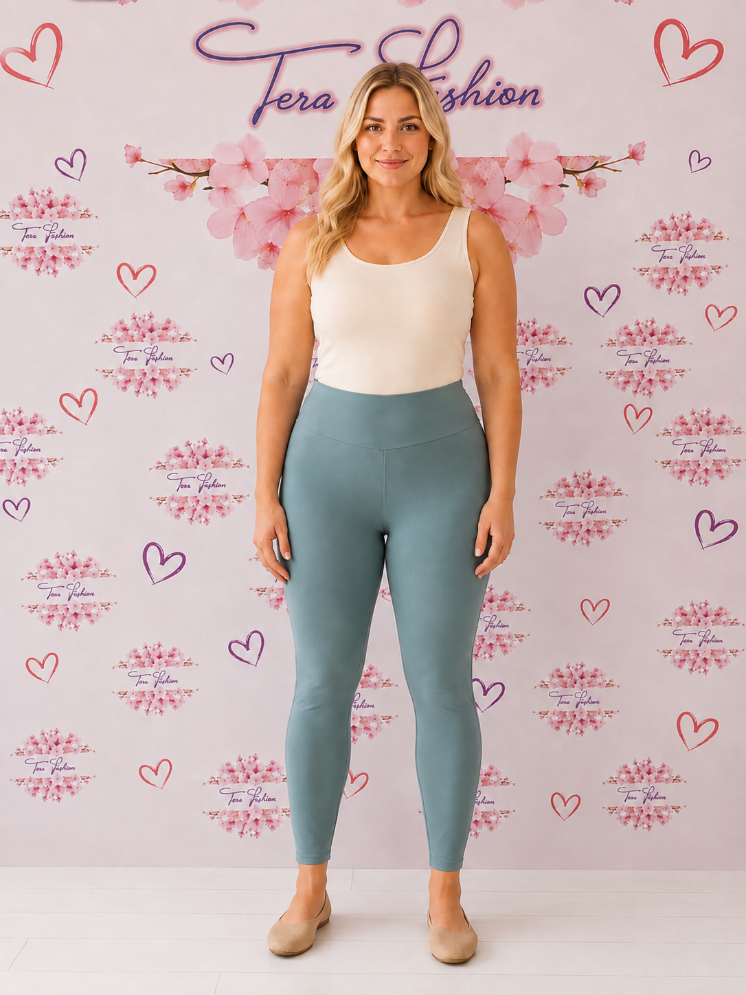 LOREN Magasított derekú leggings 3XL/4XL 5XL/6XL