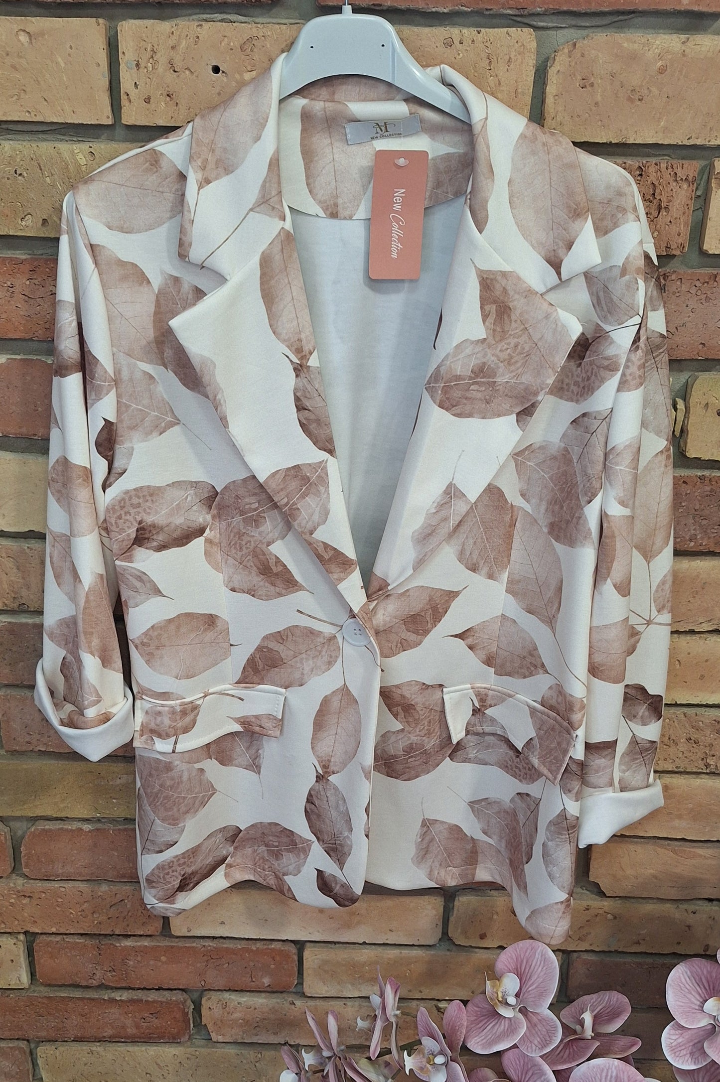 Pamut mintás blézer (M-XXL)