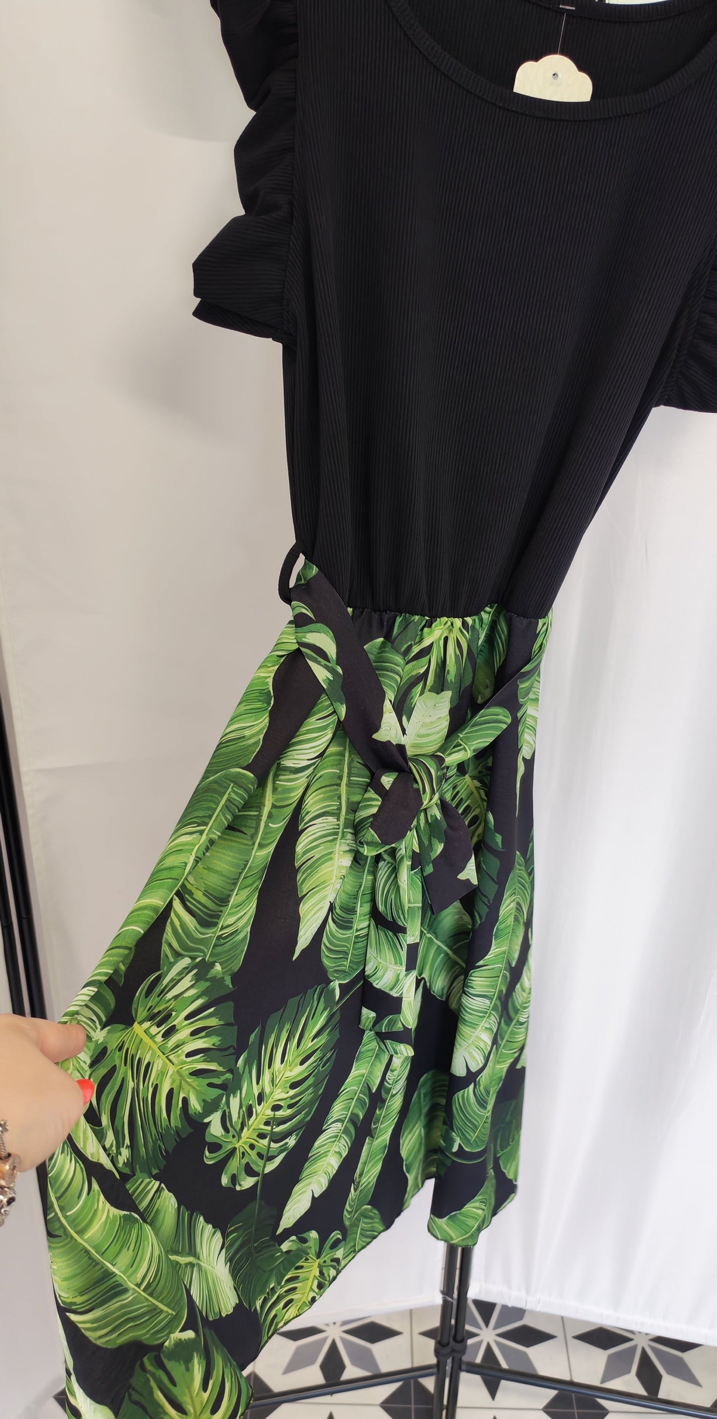 TROPICAL BREEZE A-vonalú ruha
