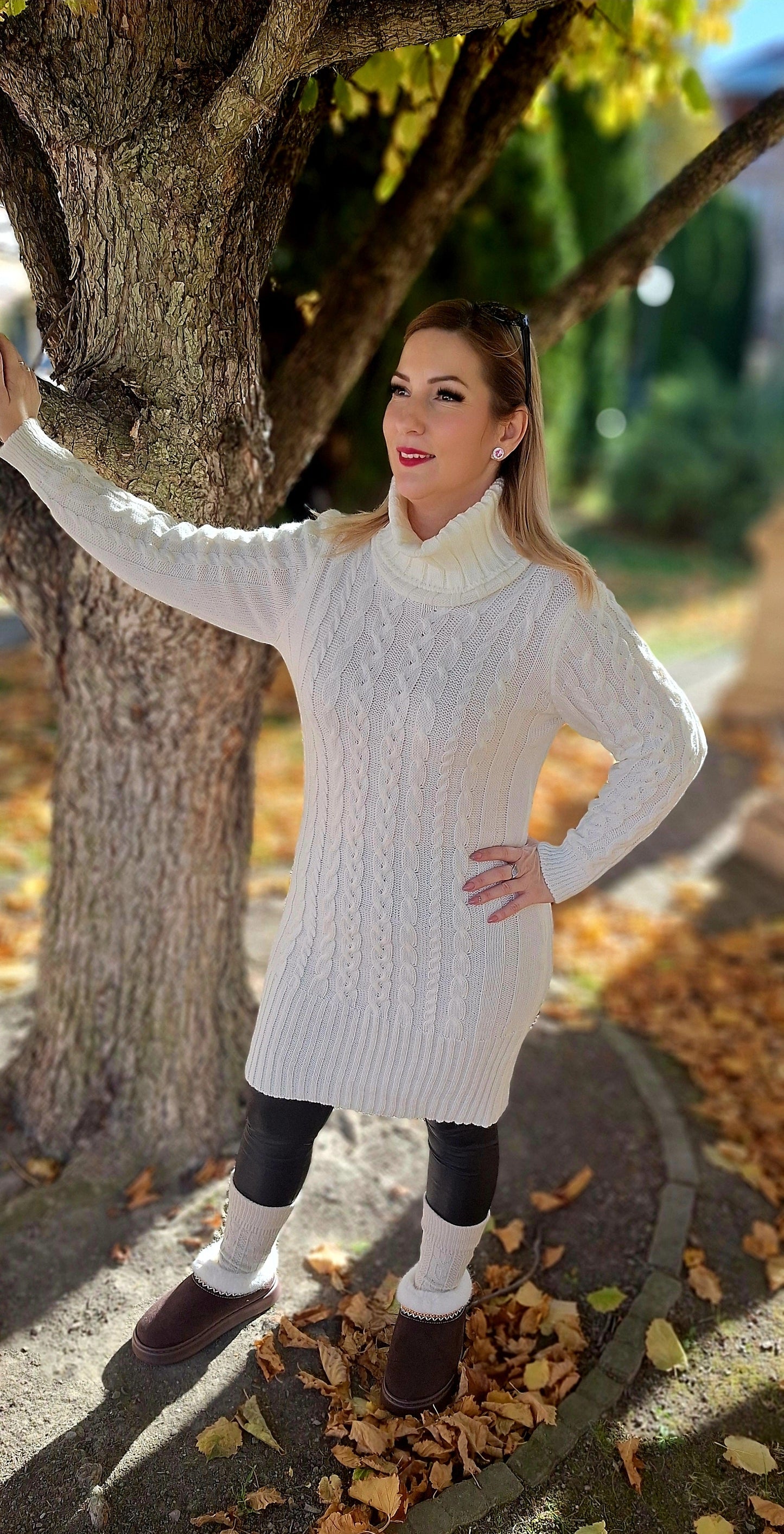 Kötött garbós tunika