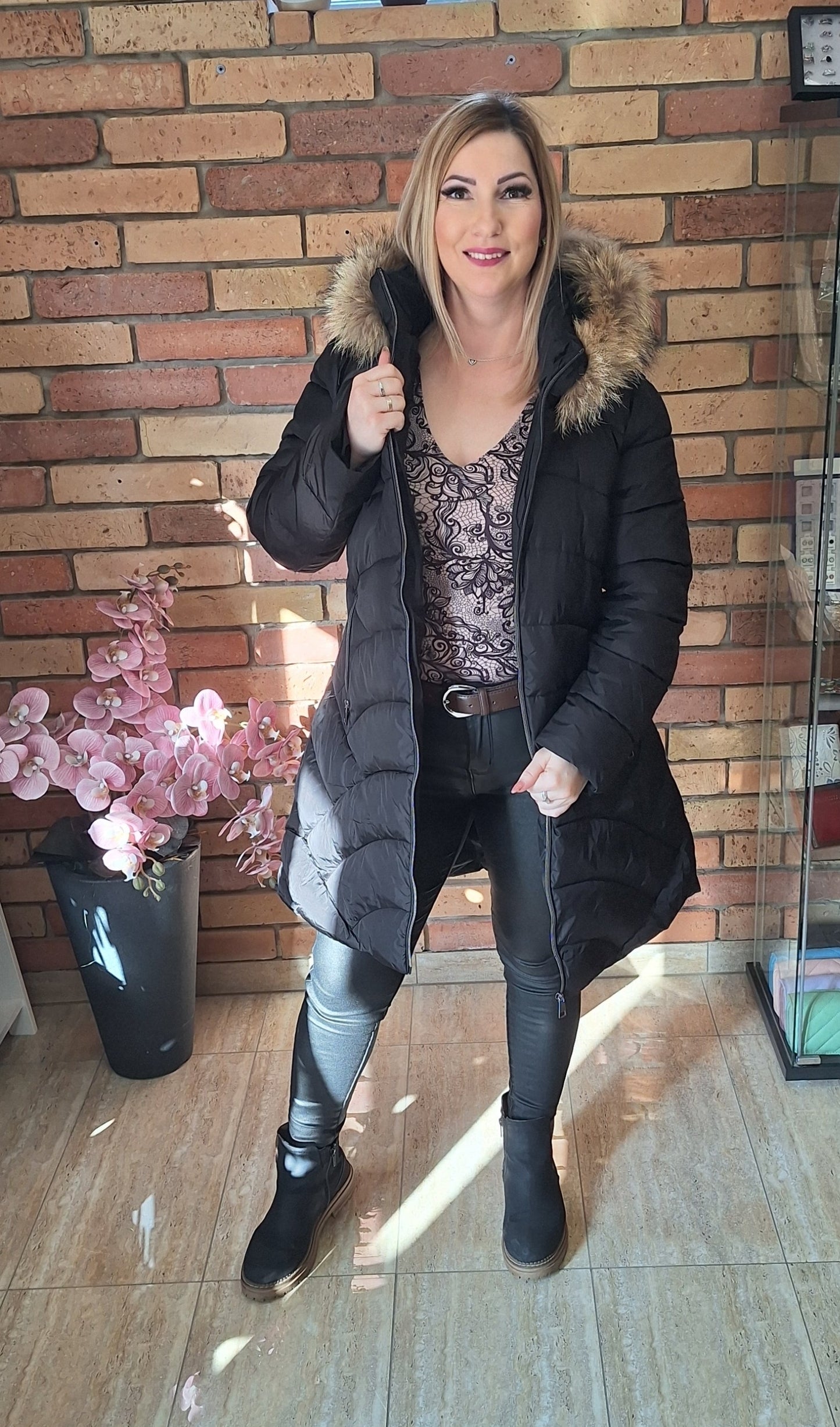 Steppelt téli kabát