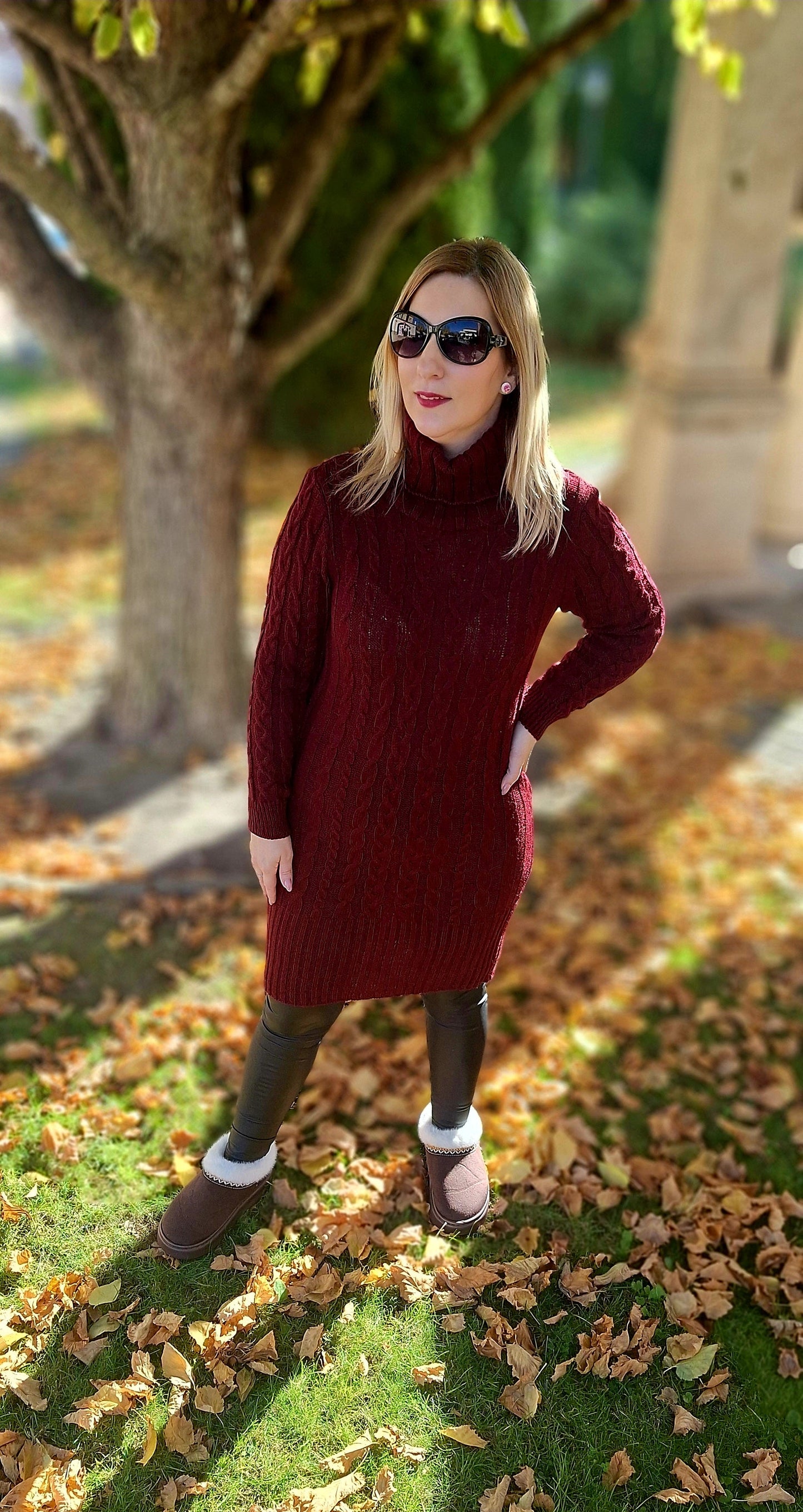 Kötött garbós tunika