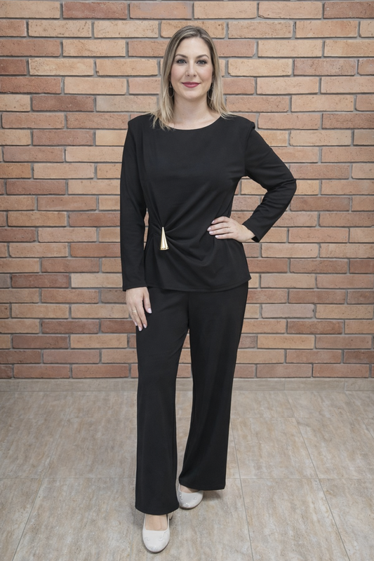 Elegáns együttes, fekete