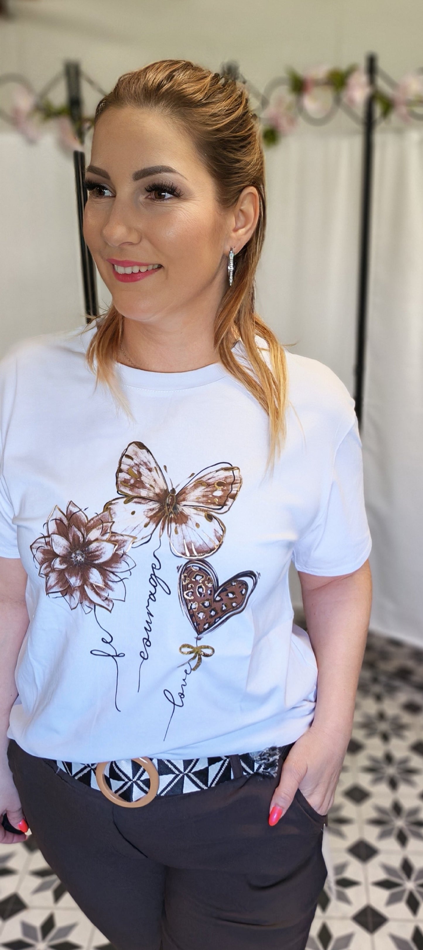BUTTERFLY Bloom Női Póló