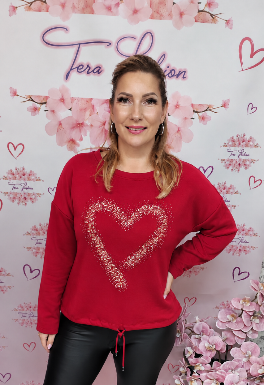 AMORE Strasszköves felső