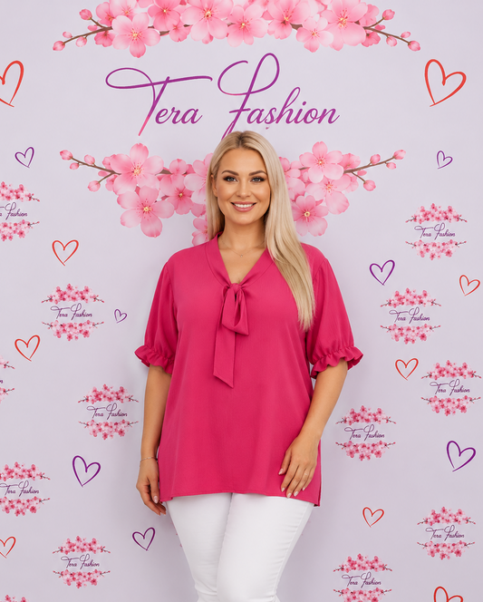 CAMILLA Fodros ujjú blúz (L-XL-XXL)