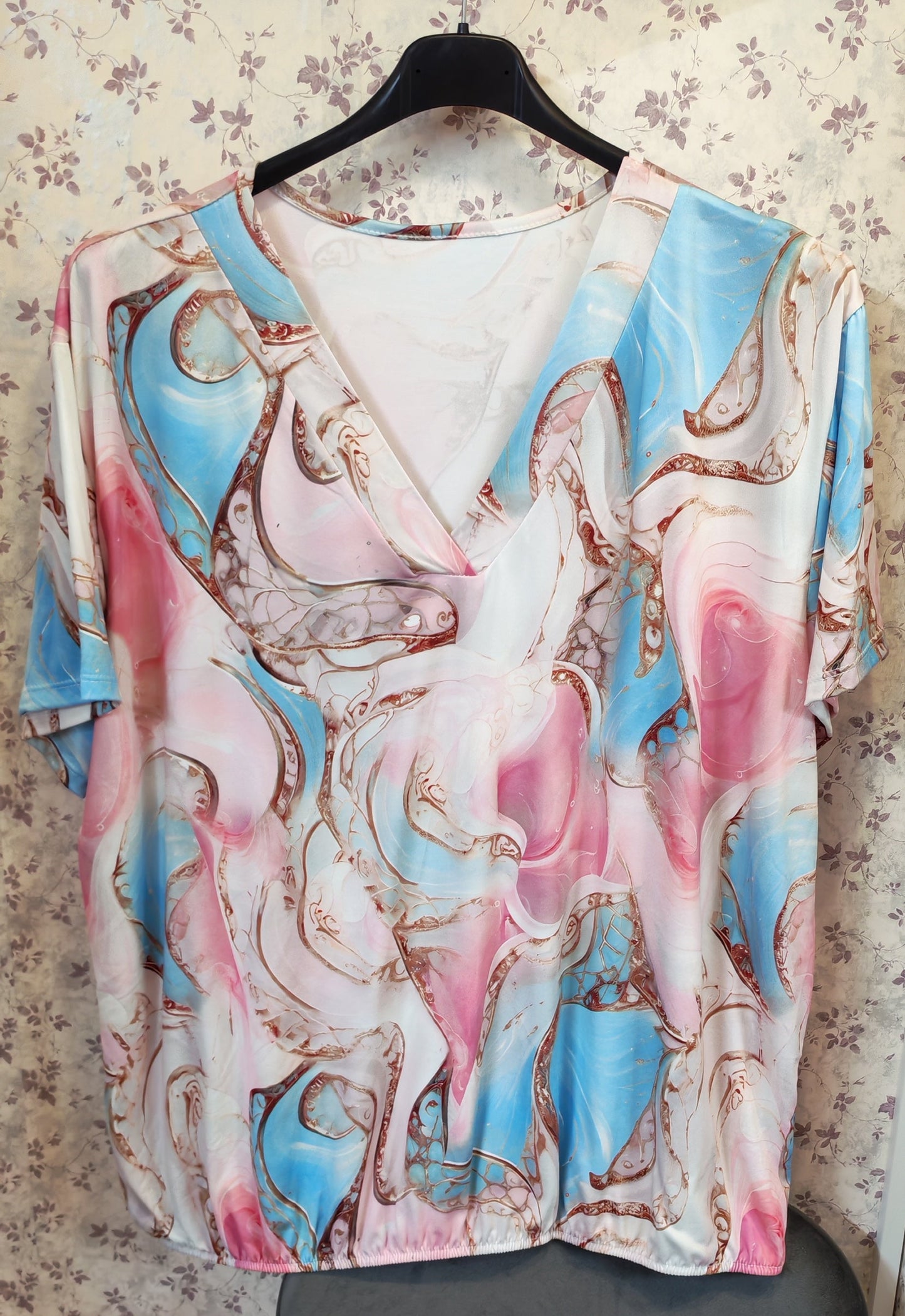 AURORA Gumis aljú felső (L-XL-XXL)